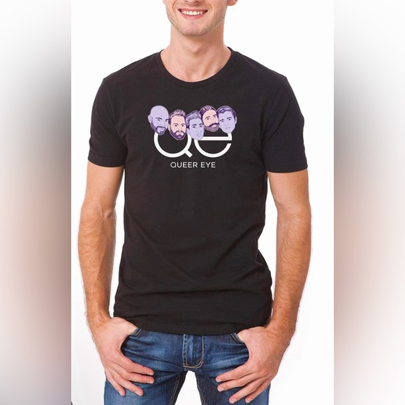 🏳️‍🌈 NWT! Queer Eye Unisex Cast Members Tshirt - Picture 1 of 8